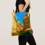Boekarest Paleis Digitale Schilderkunst Print Tote Bag (Dichtbij)