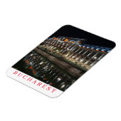 Boekarest Paleis van Justitie 's nachts koelkast m Magneet (Linkerzijde)