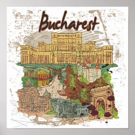 Boekarest Poster (Voorkant)