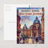 Boekarest Roemenië Briefkaart (Voorkant / Achterkant)