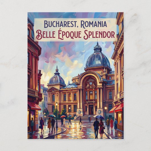 Boekarest Roemenië Briefkaart (Voorkant)