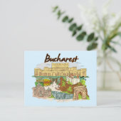 Boekarest, Roemenië Briefkaart (Staand voorkant)