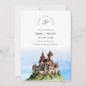 Boekarest Roemenië Destination Wedding Save The Date (Voorkant)