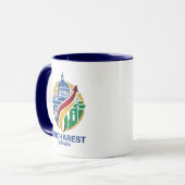 Boekarest Roemenië Oost-Europees Mok (Voorkant links)