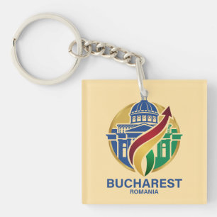 Boekarest Roemenië Oost-Europees Sleutelhanger