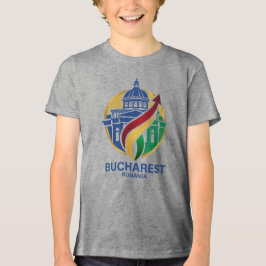 Boekarest Roemenië Oost-Europees Tri-Blend Shirt