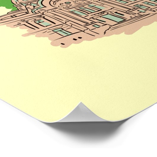 Boekarest, Roemenië Poster (Hoek)