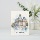Boekarest Roemenië Reizen Briefkaart (Staand voorkant)