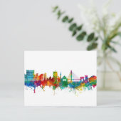 Boekarest Roemenië Skyline Briefkaart (Staand voorkant)