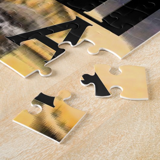 Boekarest Square Puzzle Legpuzzel (Zijkant)