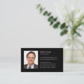 Boekauteur en spreker visitekaartje (Staand voorkant)