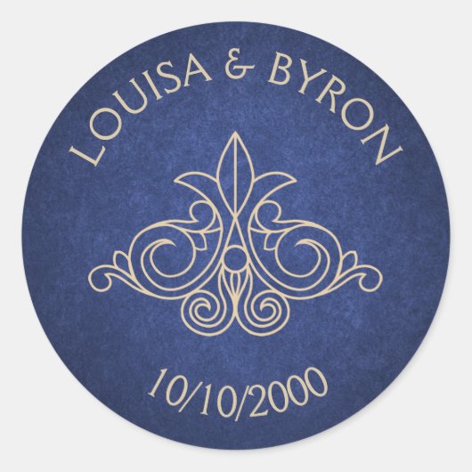 Boekbibliotheek Geek Blue Literary Weddenschap Ronde Sticker (Voorkant)