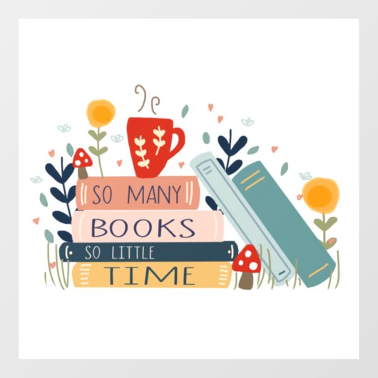 Boekbibliotheek Lezing Kinder leren school Raamsticker (Vel)