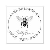 Boekbibliotheekbladboekje, stempel Aangepast BEE (Design)