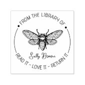 Boekbibliotheekbladboekje, stempel Aangepast BEE (Design)