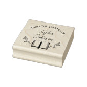 Boekbibliotheekboekje Aangepaste mode voor floremd Rubberstempel (Stempel)