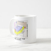 Boekbijlage komt uit grappige geschenken en T - sh Koffiemok (Voorkant links)