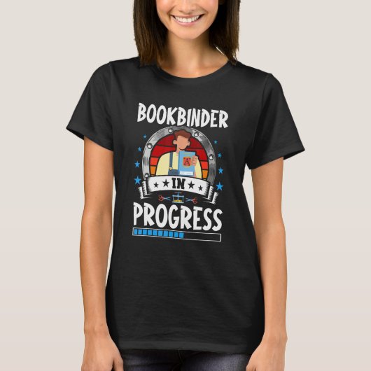 Boekbinder in opleiding leerling student t-shirt (Voorkant)