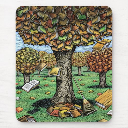 Boekboomboom Mousepad Muismat (Voorkant)