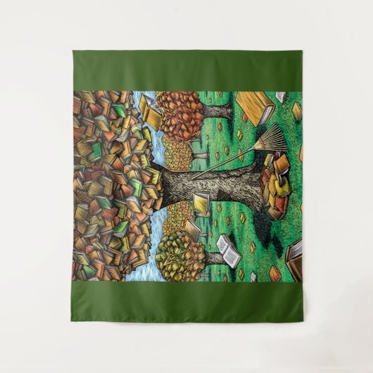 Boekboomvorm Wandkleed (Voorkant)