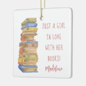 Boekbouwboek Lover-keramisch versiering Keramisch Ornament (Links)