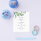 Boekbouwkundige boodschappen voor weddenschappen flyer (Enkel)