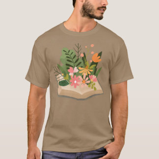 Boekbouwleraar Floral T-shirt