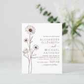 Boekbouwminimalistische botanische flora (Staand voorkant)