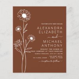 Boekbouwminimalistische botanische flora