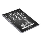 Boekbouwnotitieboekje met houten tandemiddel notitieboek (Rechterzijde)