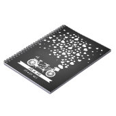 Boekbouwnotitieboekje met houten tandemiddel notitieboek (Linkerzijde)