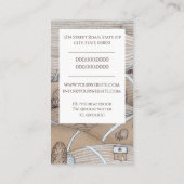 Boekbouwschrijver voor kinderen visitekaartje (Achterkant)