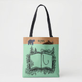 Boekclub is mijn waarom tote bag (Voorkant)
