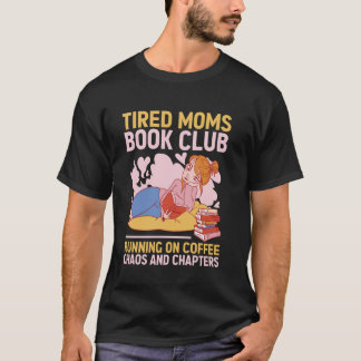 Boekclub Koffie Chaos Hoofdstukken Grappig Voor Ve T-shirt