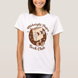 Boekclub middernacht pagina's t-shirt