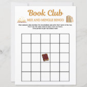 Boekclub Mix en Mingle Bingo (Achterkant)