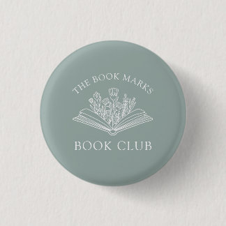 Boekclub Naam Op Maat Gemaakt Cadeau Knop Ronde Button 3,2 Cm