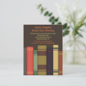 Boekclub Vergaderingen Uitnodigingen (Staand voorkant)