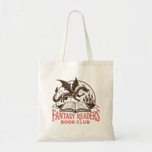 Boekclub voor fantasy lezers tote bag
