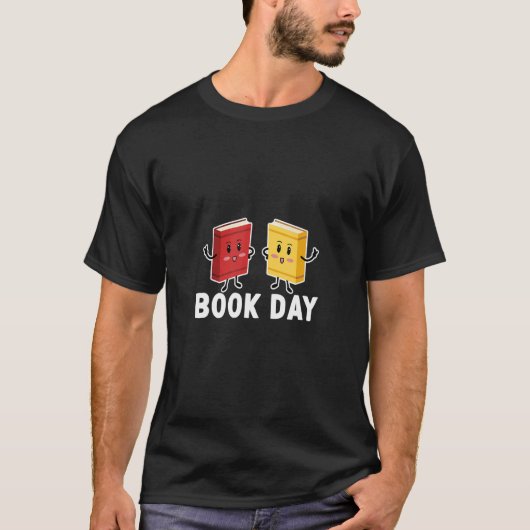 boekdaggeld voor kinderen School Libraria boks Bo T-shirt (Voorkant)