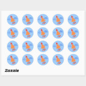 Boekdonatie sticker - raket (Vel)