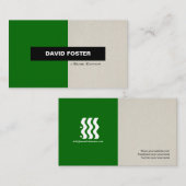 Boekeditor - Eenvoudig elegant stijlvol Visitekaartje (Voorkant / Achterkant)