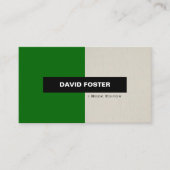 Boekeditor - Eenvoudig elegant stijlvol Visitekaartje (Voorkant)