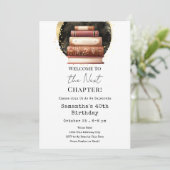  boeken 40e geboortedag kaart (Staand voorkant)