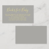 Boeken aanvragen | Baby shower uitnodiging (Voorkant / Achterkant)