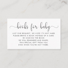 Boeken aanvragen | Baby shower uitnodiging