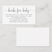 Boeken aanvragen | Baby shower uitnodiging (Voorkant / Achterkant)