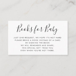 Boeken aanvragen | Baby shower uitnodiging