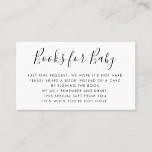 Boeken aanvragen Baby shower uitnodiging