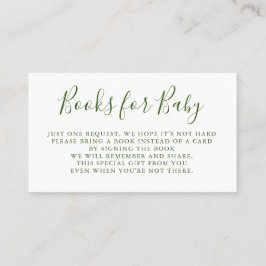 Boeken aanvragen | Baby shower uitnodiging